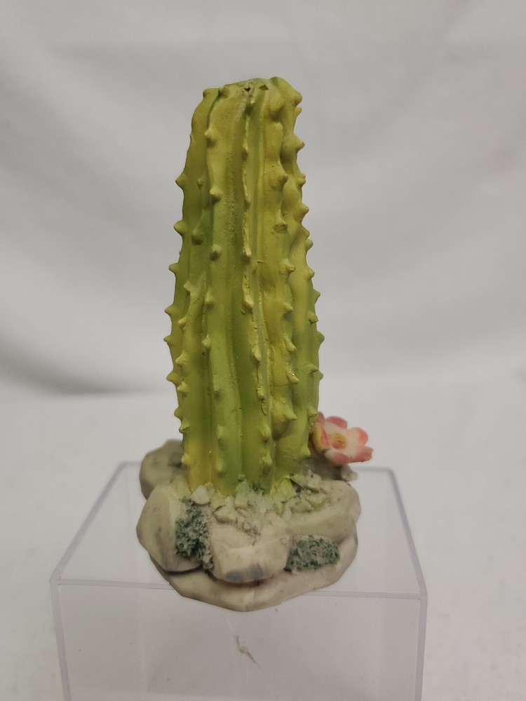 Resin Cactus & Bird On Rocks 📦