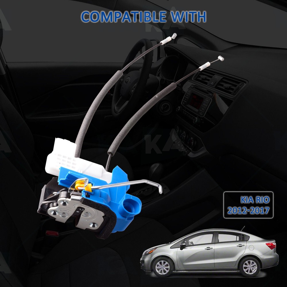 Front Left Driver Side Door Lock Latch Actuator 6 pins for Kia Rio 2012-2017