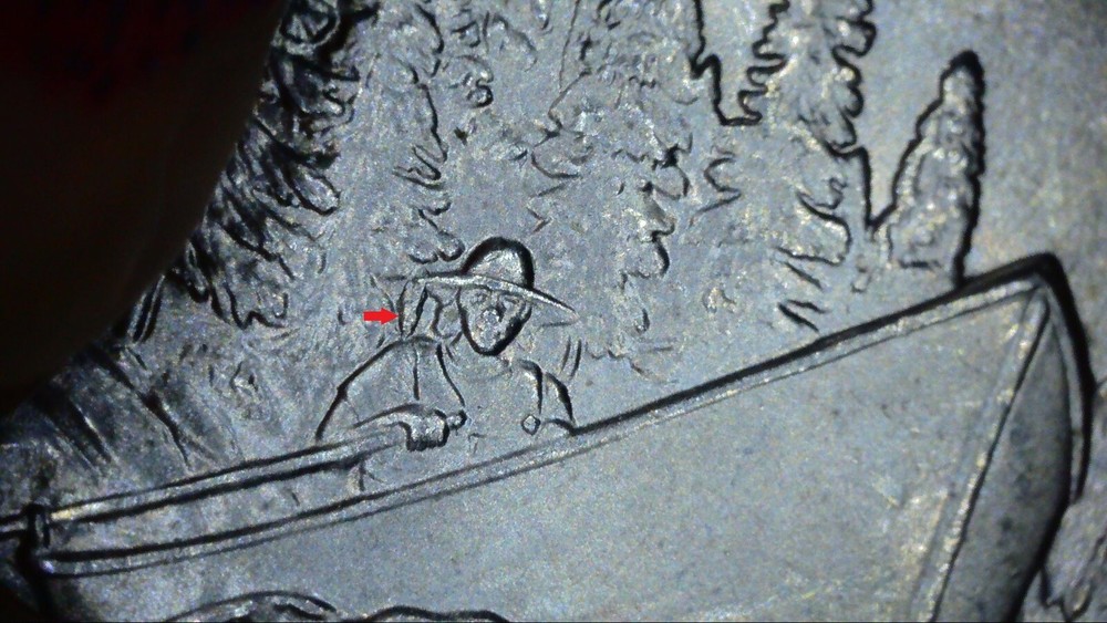 2019-P Die Chip Error. Nice Size.  River of No Return Quarter