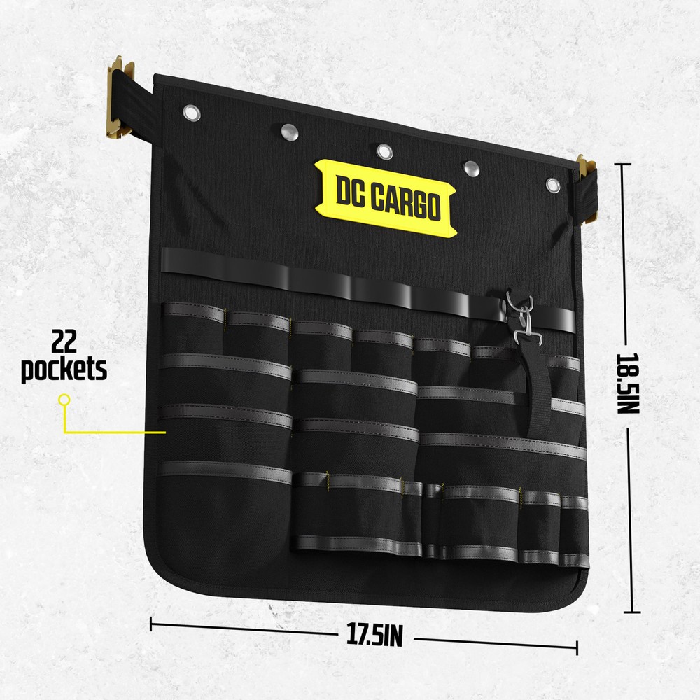 DC Cargo E-Track Hanging Tool Organizer, 17"x18"