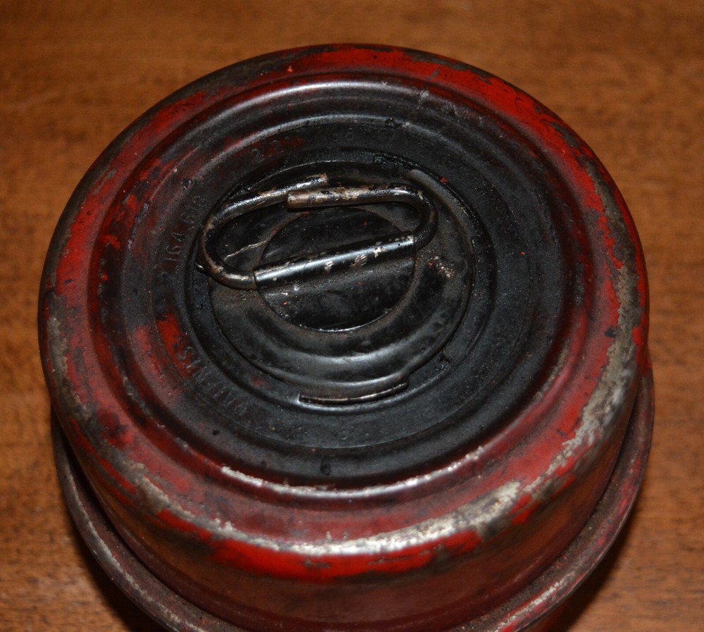 ANTHES FORCE OILER CO. KEROSENE Road Flares Orig. Storage Case EMPTY