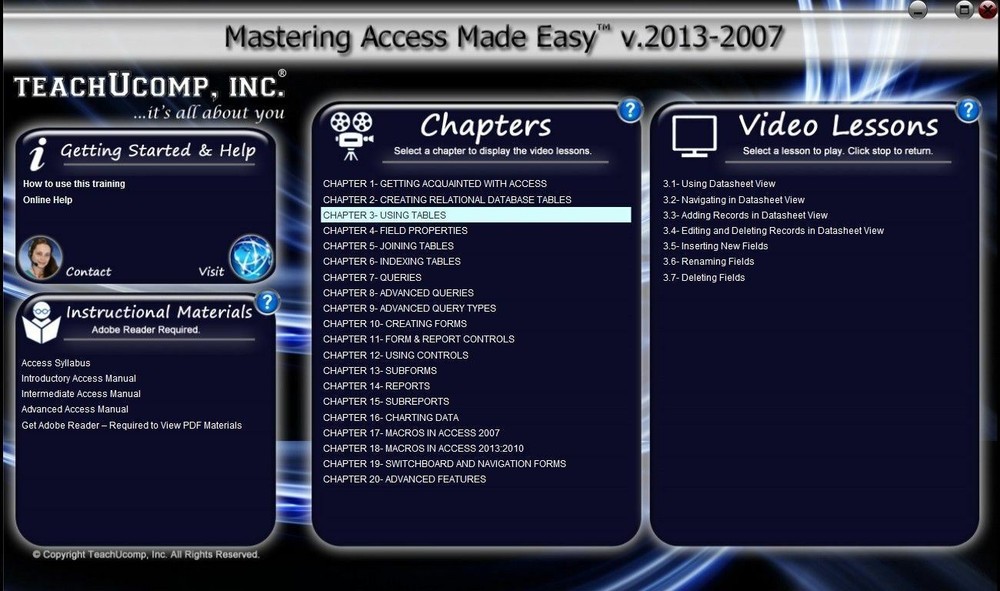 Learn Microsoft ACCESS 2013 2010 Training Tutorial DVD-ROM Course 111 Lessons