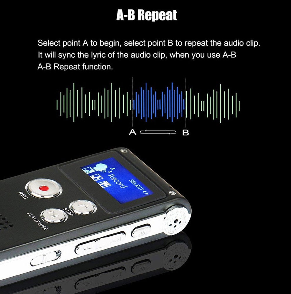 Paranormal Ghost Hunting Equipment Digital EVP voice Activated Recorder USB US##