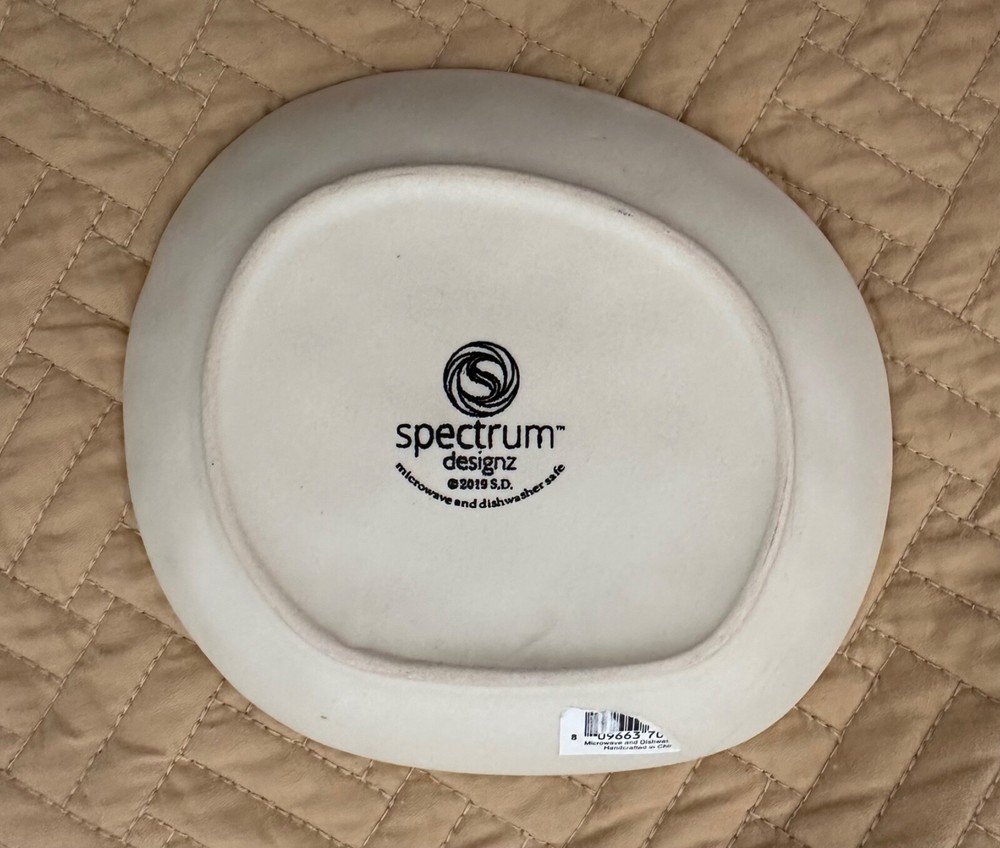 Spectrum Designz Spring Easter Bunny Appetizer Dessert Candy Trinket Plate Dish