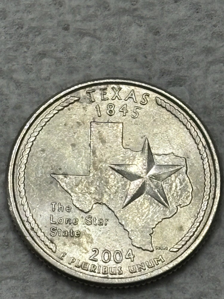 2004 Texas State quarter major error