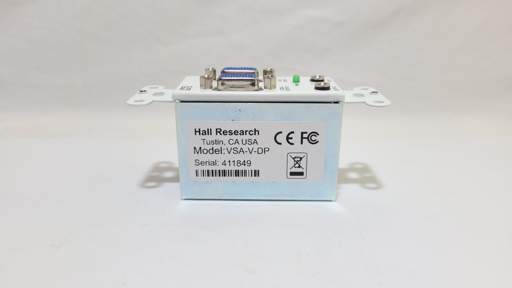 Hall Research VSA-V-DP, VGA/Component+Audio Input Decorative Plate for VSA Sys.
