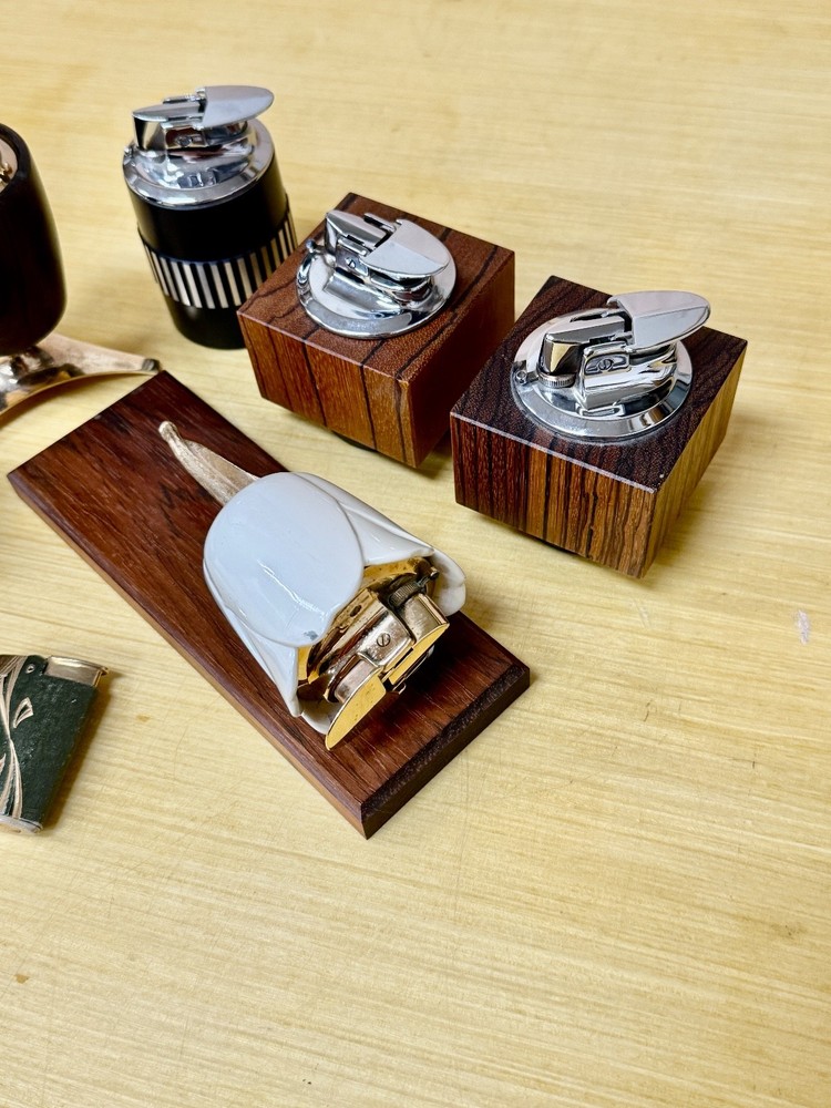 Ronson Vintage Lighter Collection - Table Lighters and a Pocket Lighter