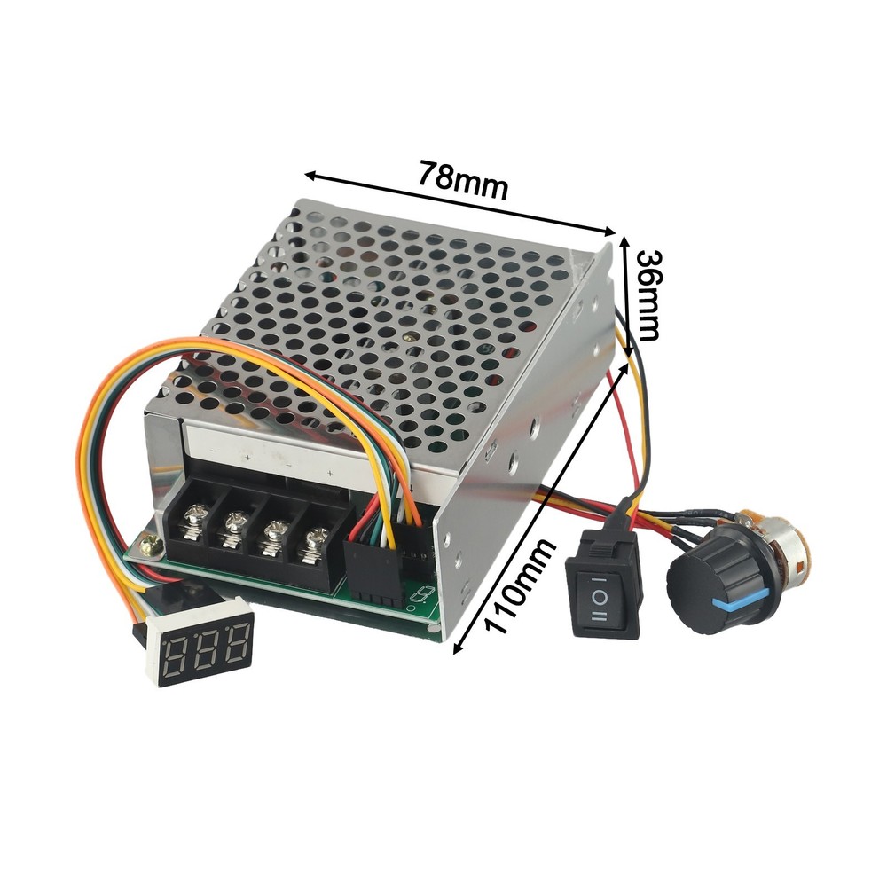 DC Motor Speed Controller 60A with Adjustable Speed and Direction Control