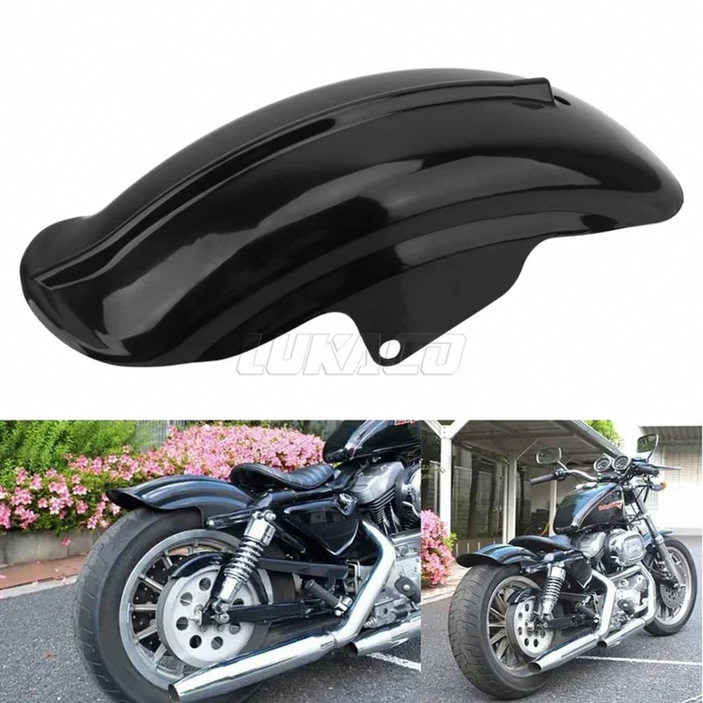 Generic ABS Rear Fender Mudguard for Motorcycles – Short Mudguard, Black