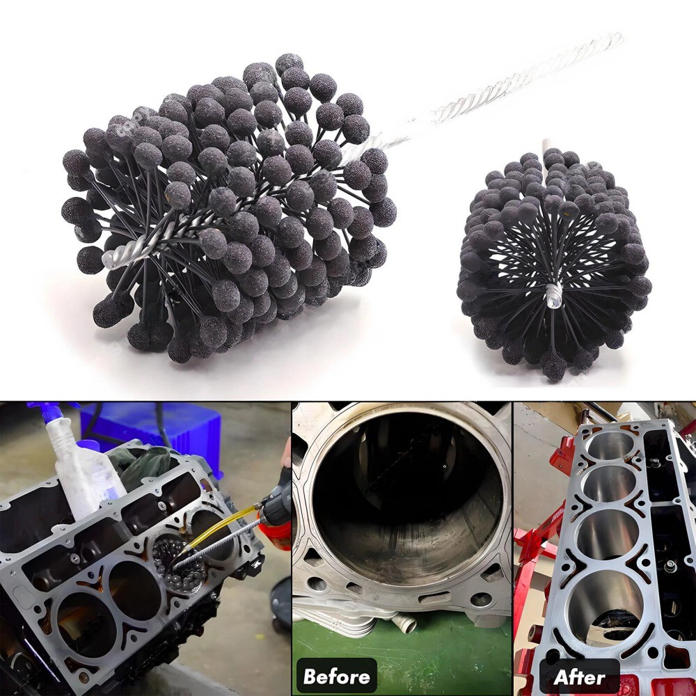 4in 105mm Cylinder Hone Brush 320 Grit Engine Polishing Tool ⇗