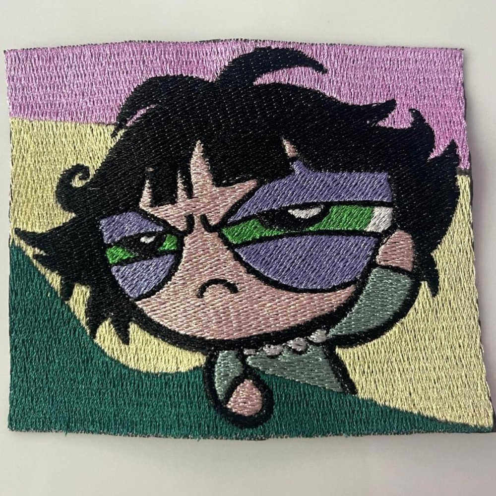Powerpuff Girls Buttercup Sleeping Iron on Patch