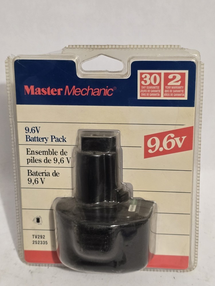 MASTER MECHANIC 9.6v Battery Pack New Sealed
