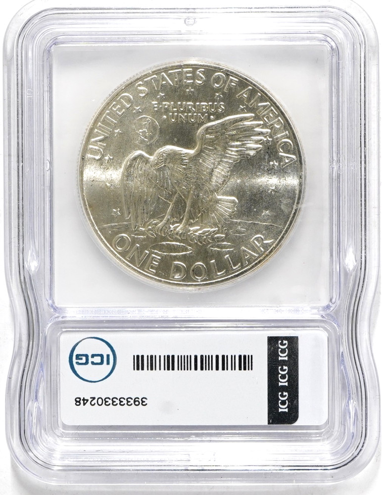 1971 S Eisenhower Dollar Silver ICG MS67