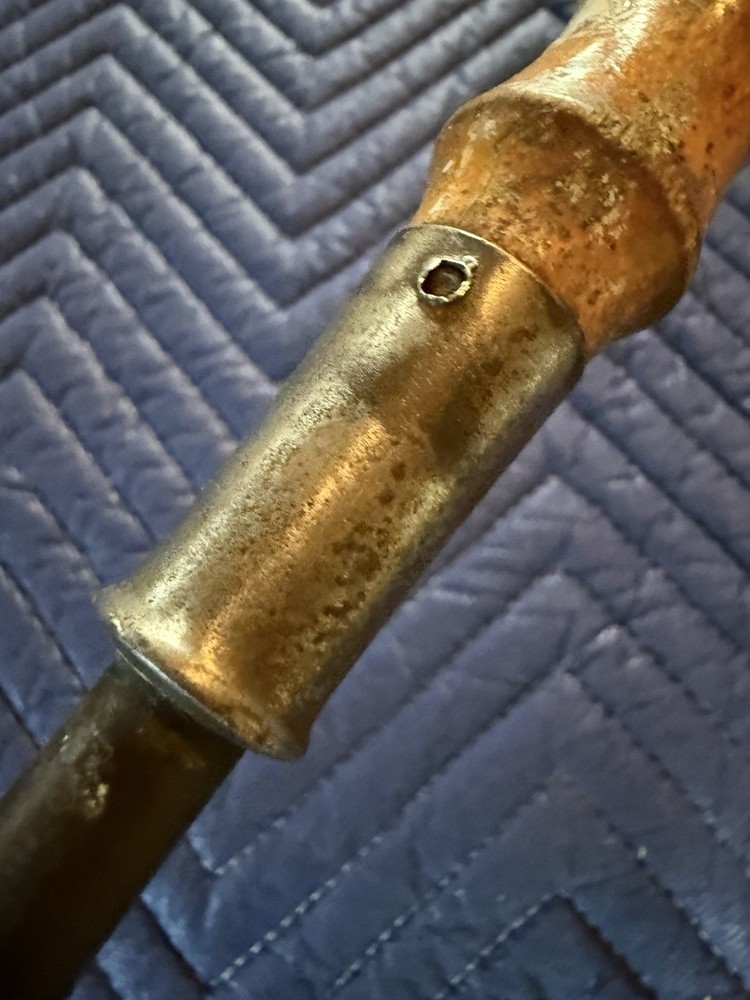 Vintage 18" Flat Head Screwdriver Wood Handle