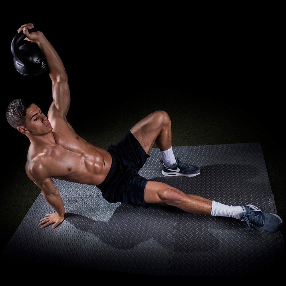 Vinyl Plastic Kettlebell, 20 lb