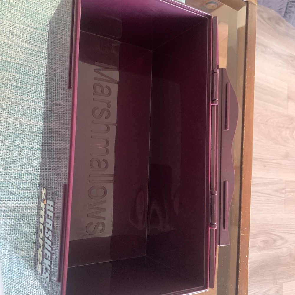 Hershey's Chocolate S'Mores Caddy Carry Case Camping Box Storage Tackle Box