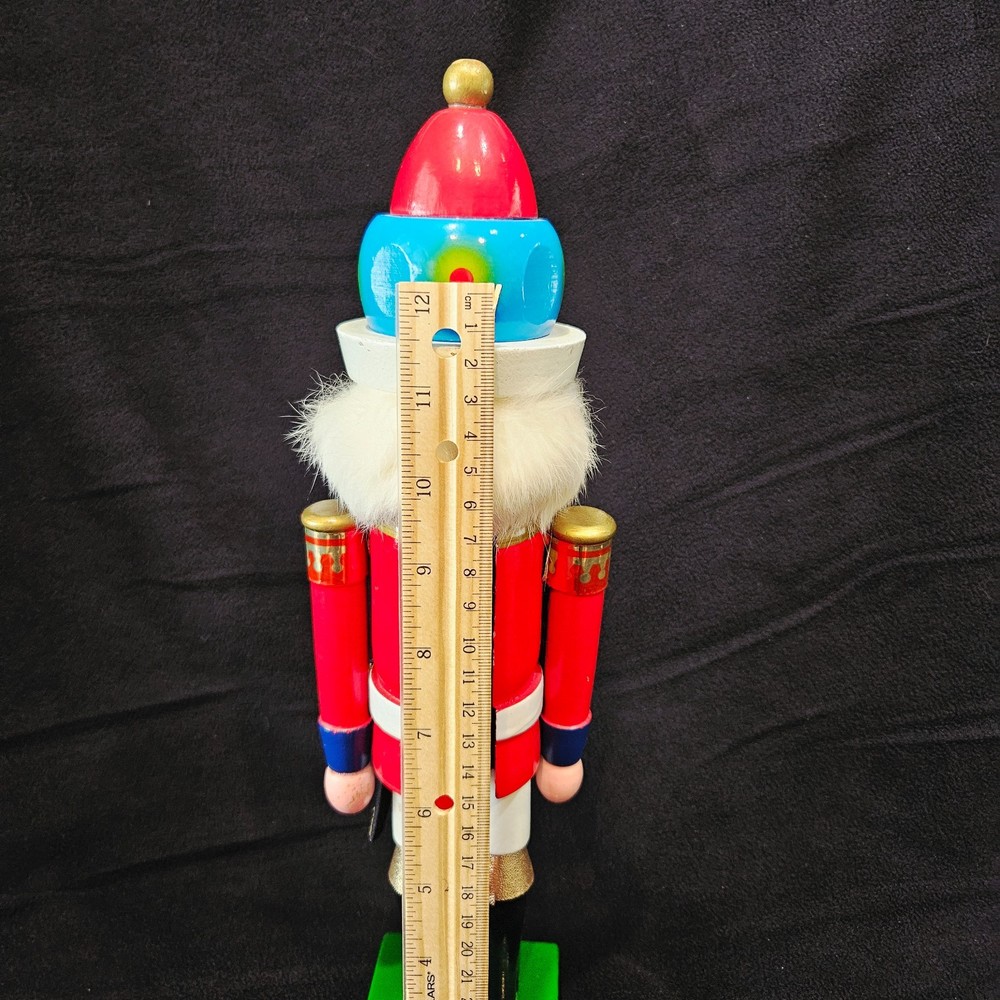 Hand Painted Nutcracker Soldier Holiday Décor, 14.5"