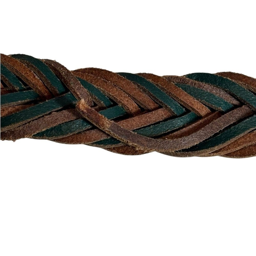 Fossil Multicolor Braided Leather Belt