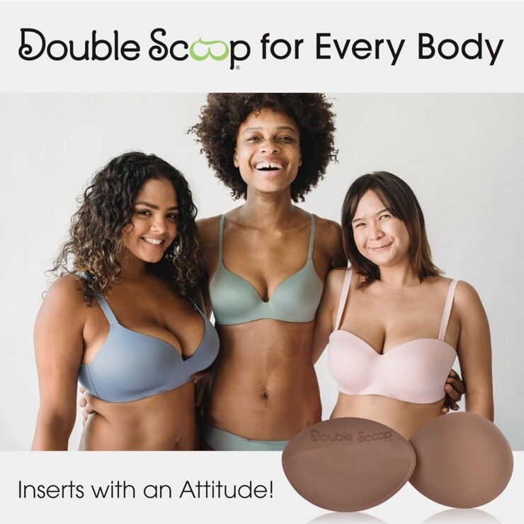 Double Scoop® Triangle Bust Inserts w/ Bonus Tape