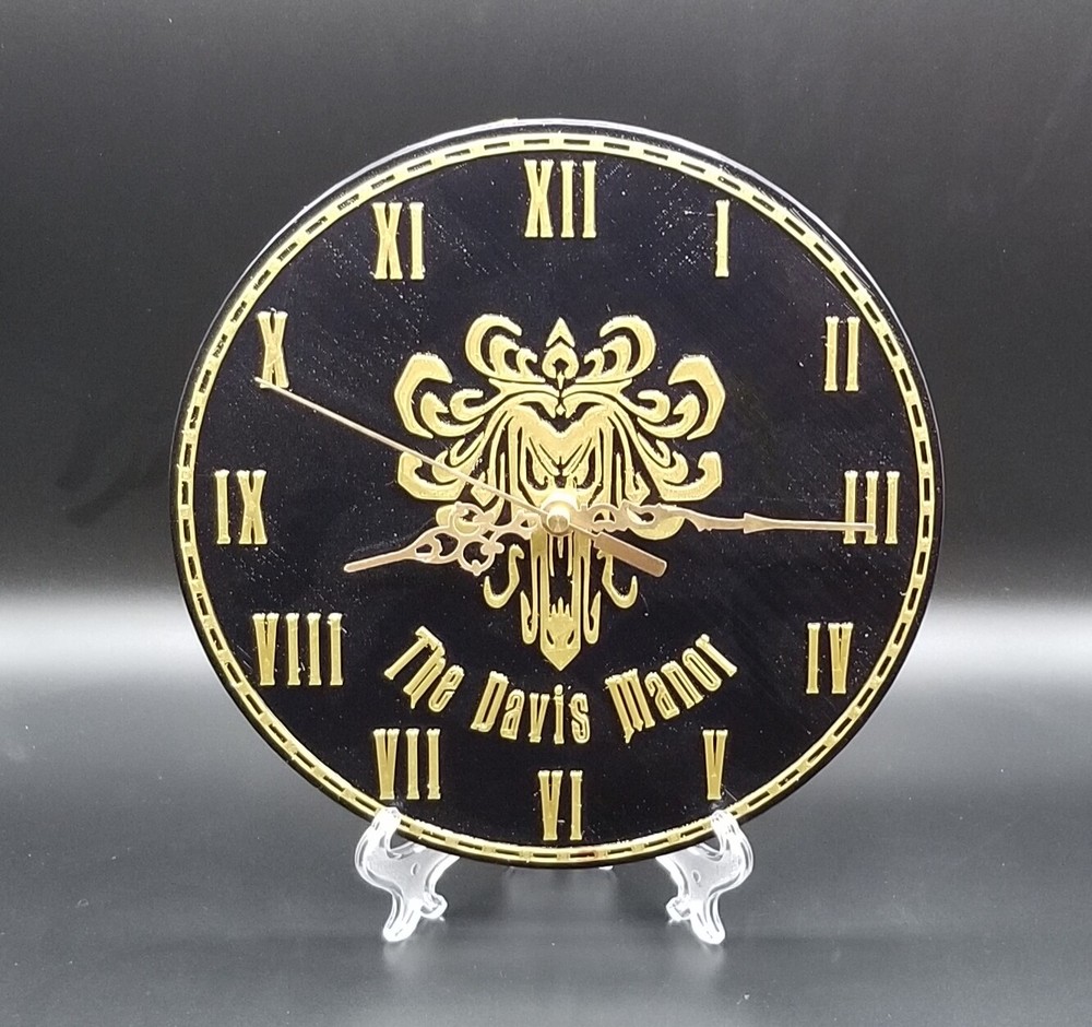 Personalized Haunted Mansion Welcome Foolish Mortals Inspired Wall Clock