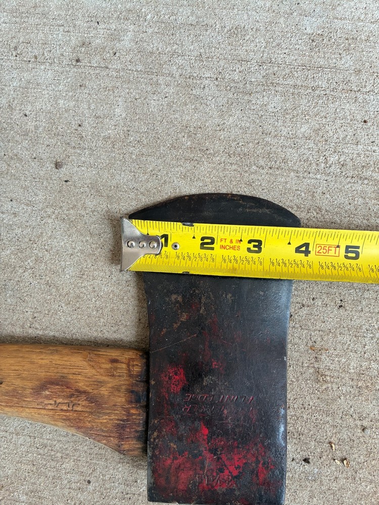 Vintage True Temper Flint Edge Boys Single Bit Axe With Handle 2 1/4 lb Old Tool