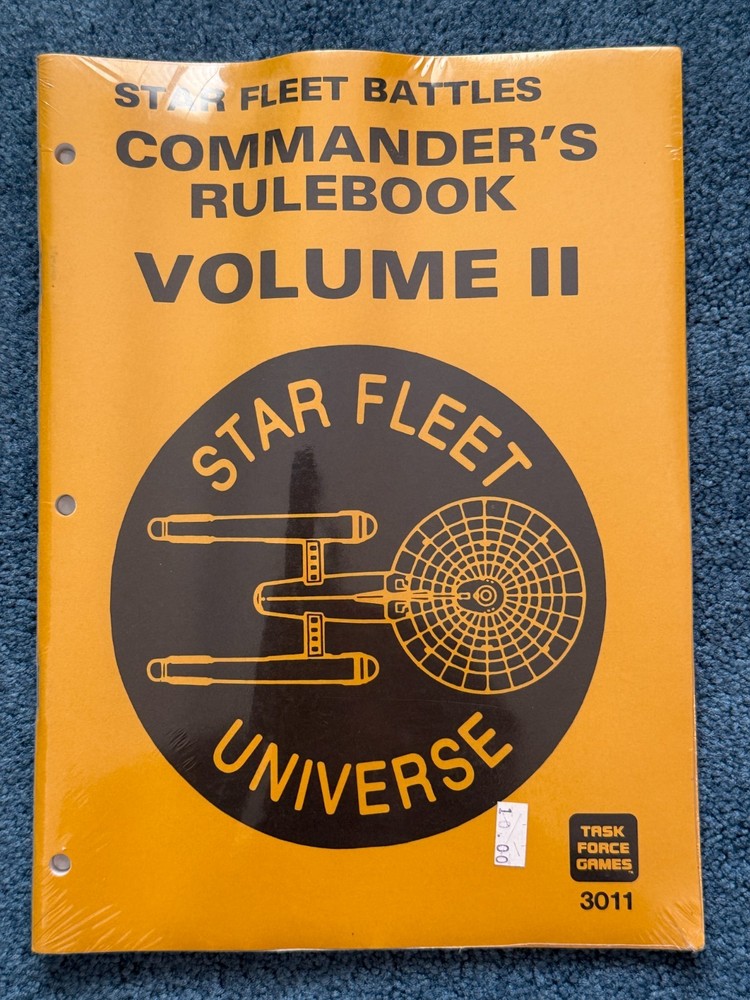 Star Fleet Battles Commanders Rulebook Volume II Task Force 3011  In Shrink Wrap