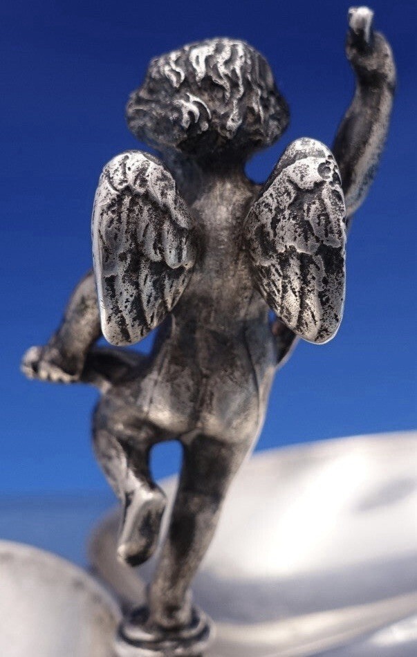 TIFFANY & CO. STERLING SILVER CHERUB RING TRAY / DISH