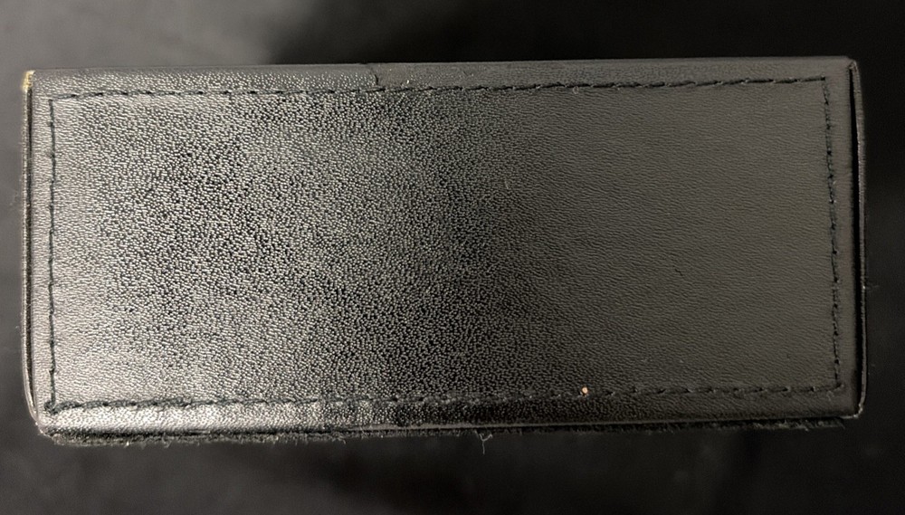 Michael Aram Black Leather Botanical Leaf Box