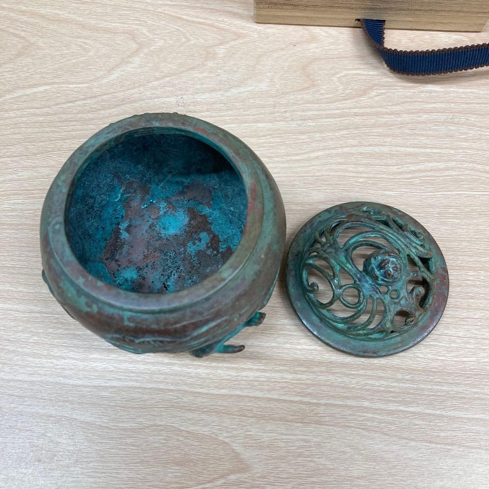 Tkok Copperware Incense Burner, Cast Copper, High-quality, Unused