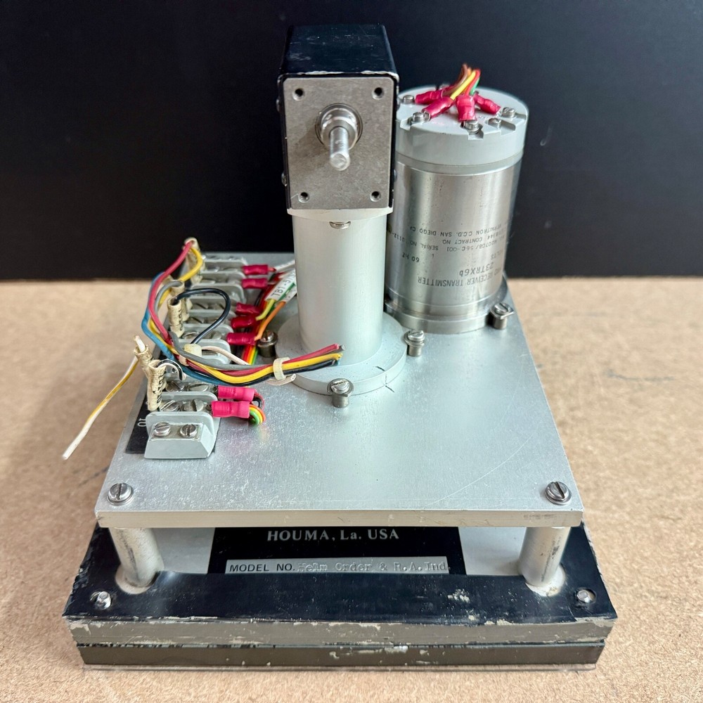 Naval SSI Rudder Angle Indicator Helm Order & RA Ind