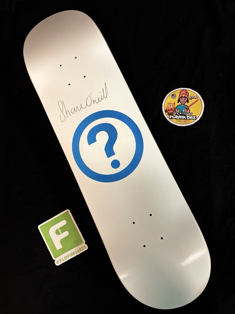 RARE SIGNED Shane O'Neill Question Mark Primitive Skateboard Deck AUTOGRAPHED
