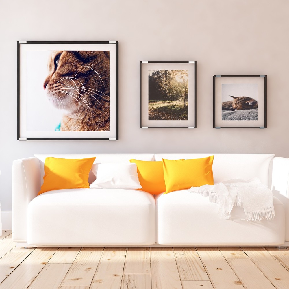 10pcs Adjustable Tile Hooks, Black, 20mm (13/16")