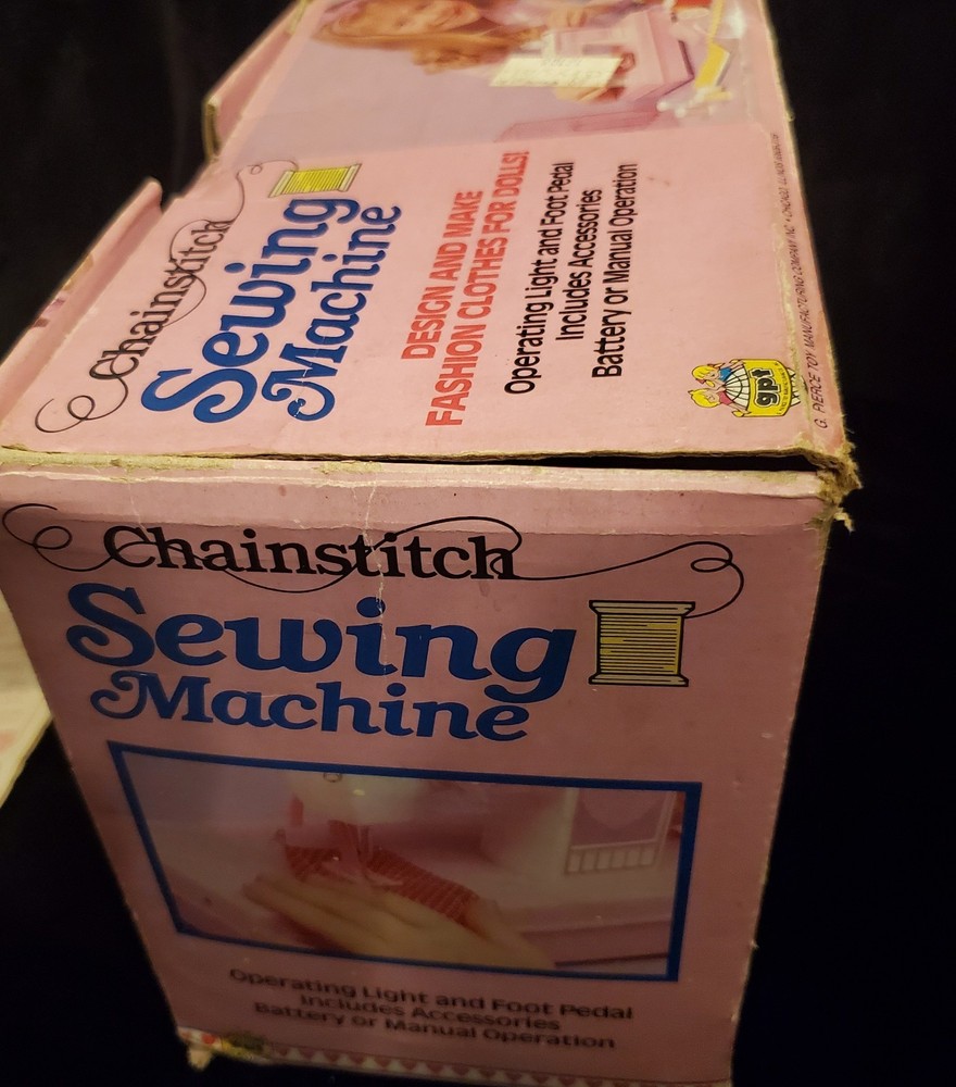 Chainstitch Sewing Machine Battery Powered Kids AS IS Broken Thread Holder