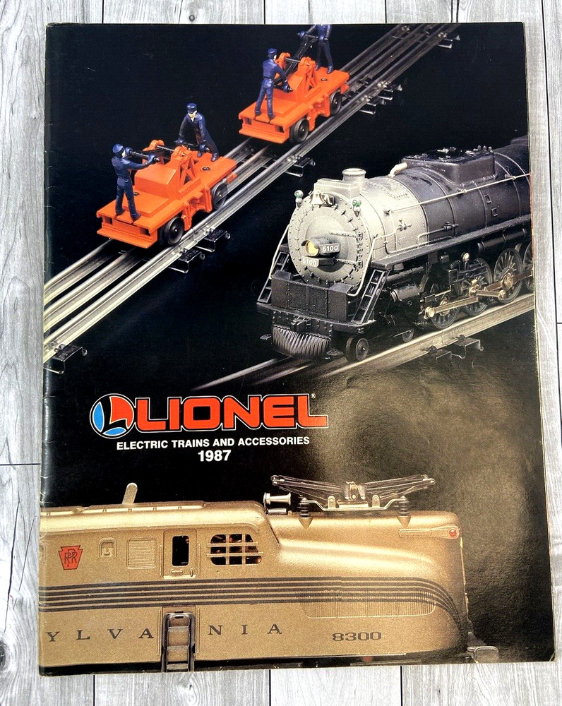 1987 Lionel Train Spring Preview Catalog & 1987 Electric Train & Access. Catalog