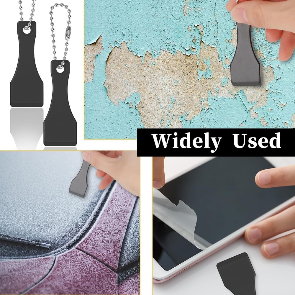 10 Pcs Lottery Ticket Scratcher Scratch Off Tool Plastic Black