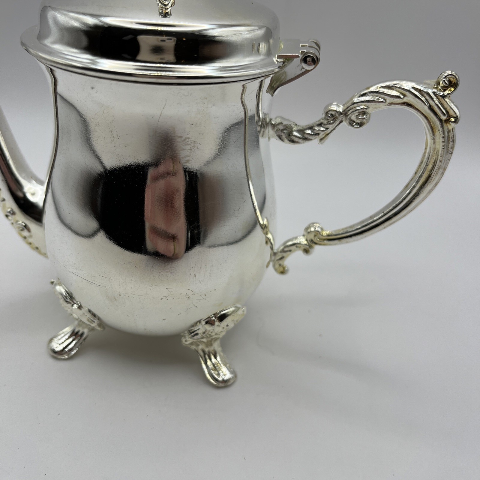 Vtg Godinger Silver Art Co. Silver Plated 4 Pc. Miniature Coffee Set