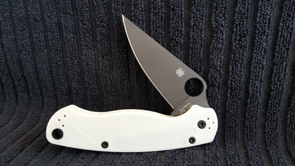 Mesh Glow in the dark scale handle replacement for spyderco paramilitary2 PM2