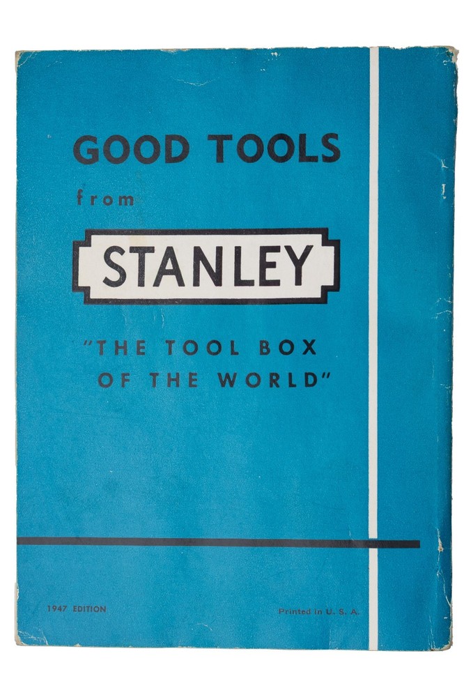 1947 Stanley Tools No. 34 Catalogue 200 Pages W/ Original Envelope & Insert