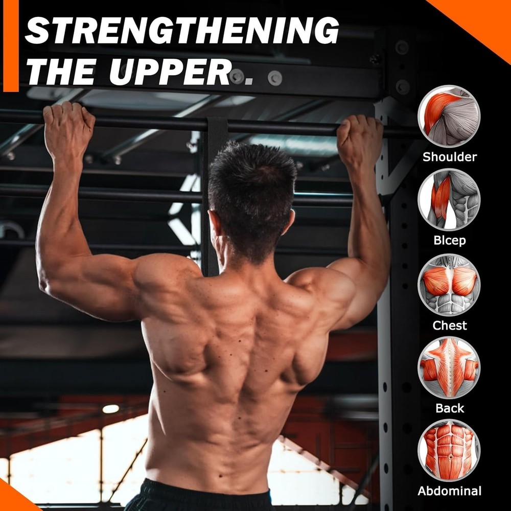Pull Up Assistance Bands 50-350lbs, Heavy Duty Pull Up Workout Band with Feet...