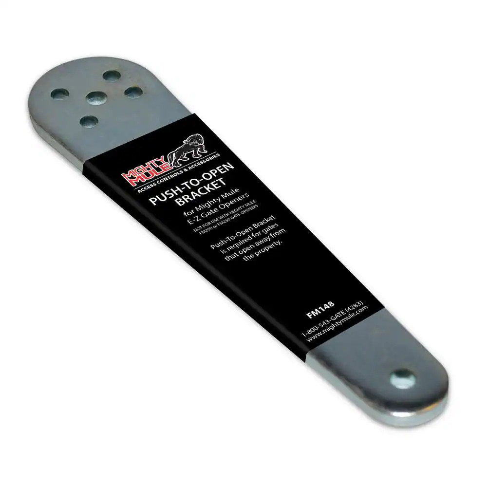 Push-To-Open Bracket for Driveway Gate Openers