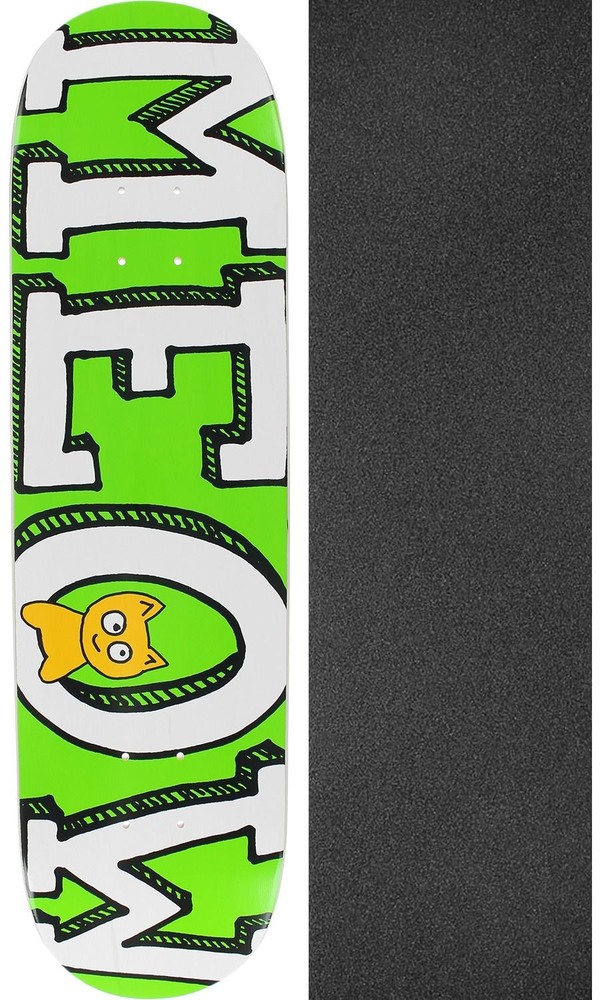 Meow Skateboards Logo 8.25" Skateboard Deck + griptape