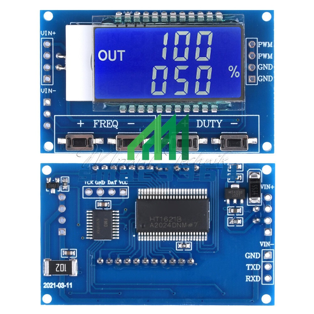 Signal Generator PWM Pulse Frequency Duty Cycle Adjustable Module Square Wave