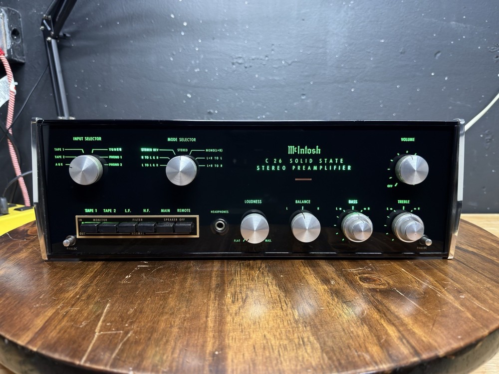 Mcintosh C26 Vintage Solid State Stereo Preamplifier