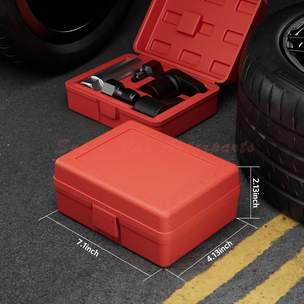 5pcs Oxygen O2 Sensor Socket Remover/Installer Thread Chaser Tool Set Kit 22mm