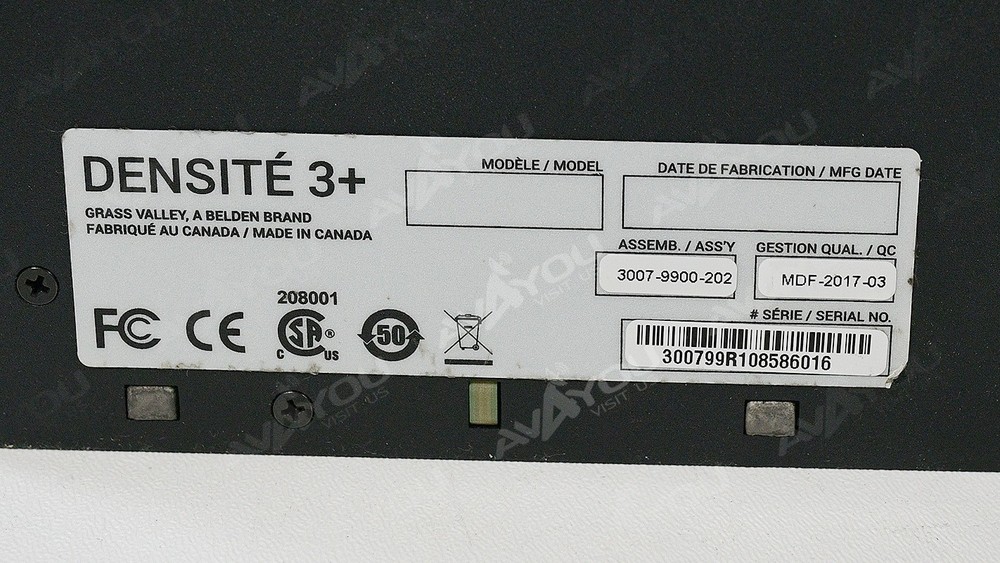 Grass Valley Densité 3+ FR4 24 Slot Modular Frame +ETH3 Frame Controller GigE