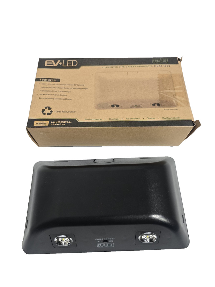 HUBBELL LED EMERGENCY LIGHT 120/277 VOLT EV4DIB-02WAL