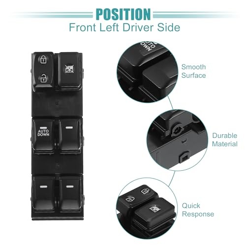Front Left Driver Side Power Window Switch Window Control Switch Fit for Kia