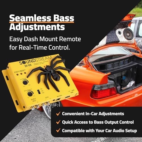 Bass Restoration Processor with Parametric Equalizer, Digital Car Audio Bass Enh