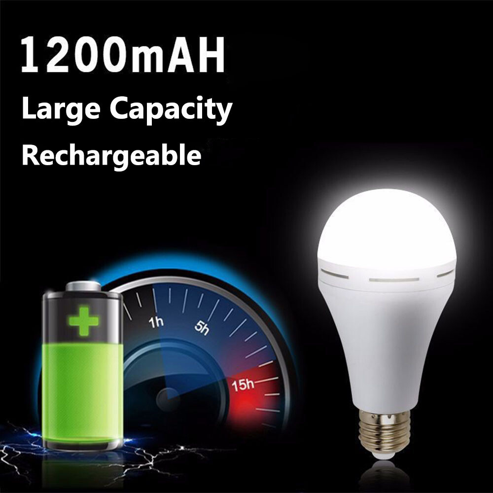 8-20Pack Rechargeable Emergency Light Bulb 60W Equivalent 1200mAh Battery Backup