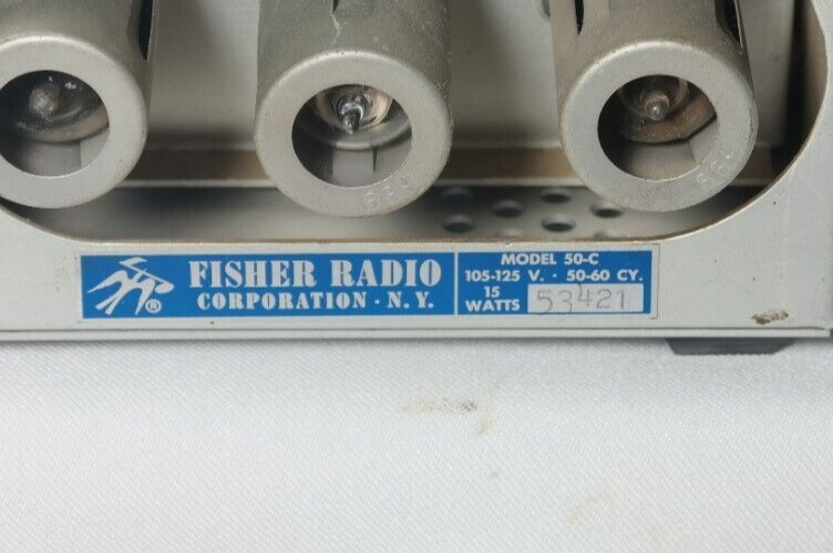 Fisher 50C mono tube preamplifier ALL ORIGINAL great condition -